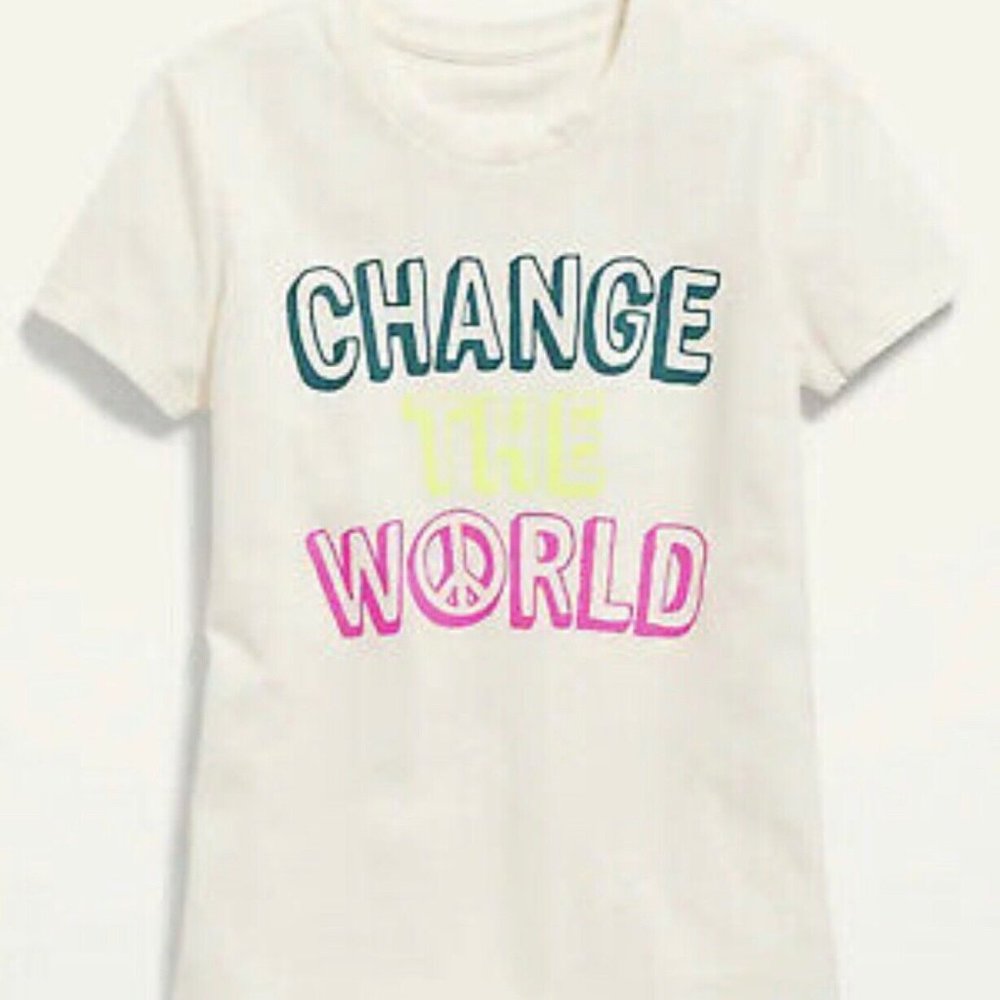 Old Navy Change The World T-Shirt